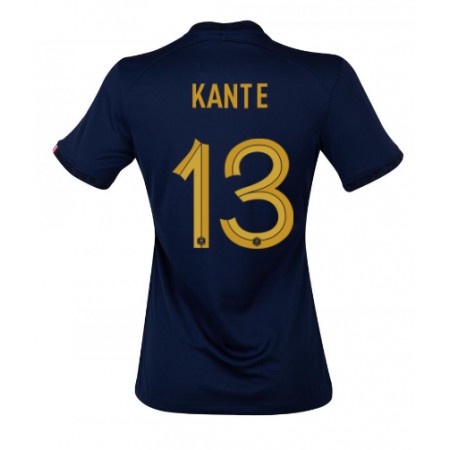 Frankrike Kante 13 Matchtröjor Dam Hemma Fotbollströja VM 2022 Frankrike Kante 13 Matchtröjor Dam Hemma Fotbollströja VM 2022